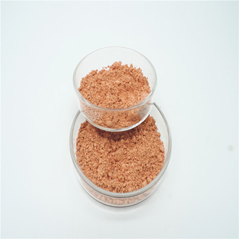 Polvo de pulido rojo marrón de la tierra rara de 1,2 micrones para el vidrio óptico K9